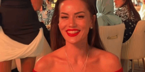 Fahriye Evcen, Burak Özçivit’i gösterip: Bu benim kocam