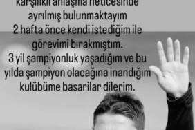 Galatasaray'da flaş ayrılık!