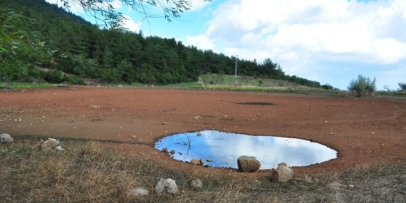 Geçen yıl tankerlerle su taşınmıştı: Bu yıl tamamen kurudu