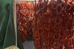 Halk sağlığını tehdit eden 415 kilogramlık sucuğa el konuldu