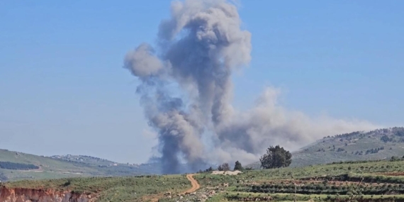 İşgalci İsrail ordusu, Lübnan’ın güneyine hava saldırıları başlattı