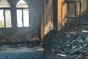 İsrailli işgalciler, Batı Şeria'da bir camiyi kundakladı