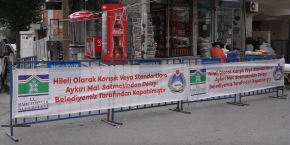 İstanbul’da Hileli satış yapan pazarcının tezgahı kapatıldı