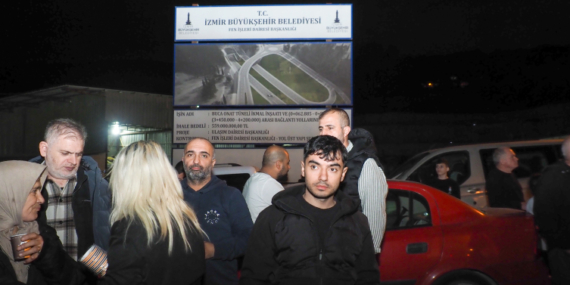 İzmir’de tünel inşaatı nedeniyle bazı evlerde çatlaklar oluştu