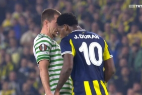 Jhon Duran'a Ferencvaros maçında kırmızı kart!