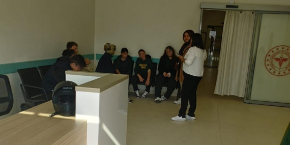 Kantinden döner yediler, hastanelik oldular