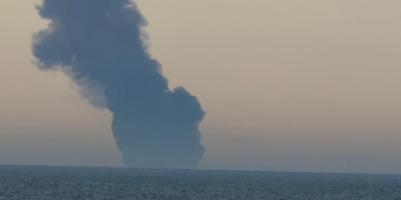 Karadeniz’de gemi yangını: 25 personel tahliye edildi