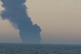 Karadeniz'de KAIROS tankerinde yangın