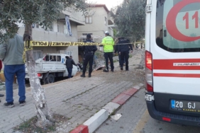 Kontrolünü kaybeden kamyonet önce ağaca çarptı ardından evin bahçesine girdi