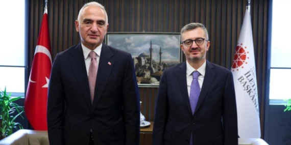 Kültür ve Turizm Bakanı Ersoy’dan İletişim Başkanı Duran’a ziyaret