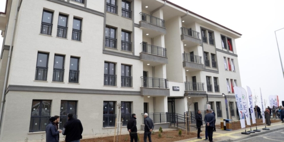 Malatya’da deprem konutlarının anahtar teslimi sürüyor