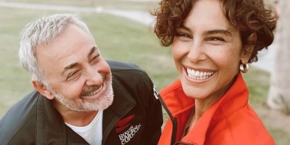 Mehmet Aslantuğ sevgilisiyle görüntüledi, muhabirleri kibarca uyardı