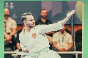 Milli karateci Enes Özdemir, altın madalya kazandı