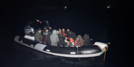 Muğla açıklarında 31 düzensiz göçmen kurtarıldı