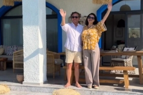 Nurgül Yeşilçay'ın kasım ayında deniz keyfi