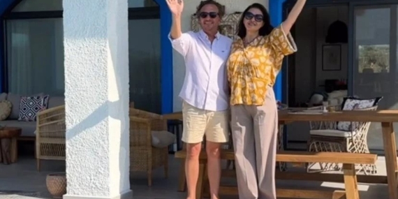 Nurgül Yeşilçay’ın kasım ayında deniz keyfi