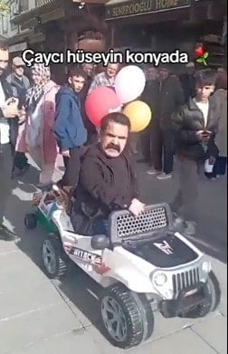 Öldüğü bile söylenmişti, Çaycı Hüseyin böyle görüntülendi