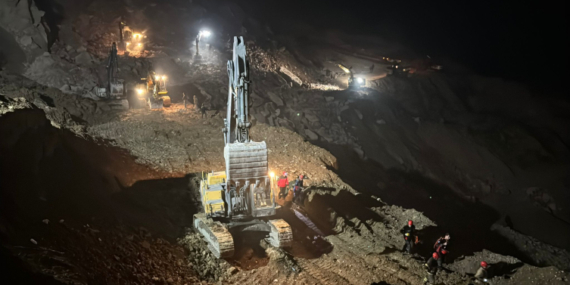 Ordu’da taş ocağı şantiyesinde göçük: Kurtarma çalışmaları sürüyor