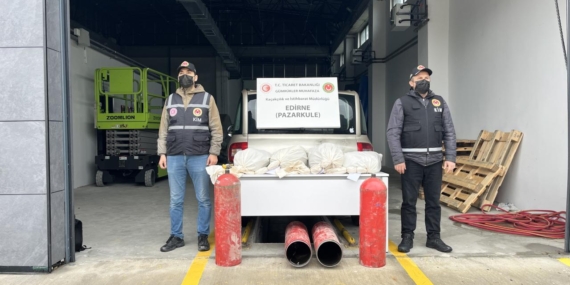 Pazarkule Sınır Kapısı’nda 19 kilo 692 gram uyuşturucu ele geçirildi