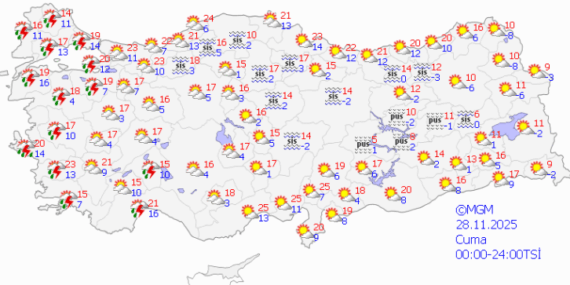 Pazartesi gününe dikkat: Doğuda 13 il için kar alarmı