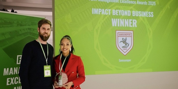 Samsunspor Mor Forma Projesi ile uluslararası 2. ödülü aldı