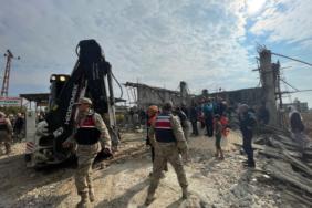 Şanlıurfa'da inşaatta çökme