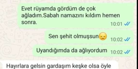 Şehit astsubayın kız kardeşi, ağabeyinin şehit olacağını rüyasında görmüş