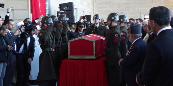 Şehit Hava Pilot Yarbay Gökhan Korkmaz son yolculuğuna uğurlandı