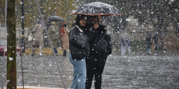 Sivas’ta kar yağışı etkili oldu