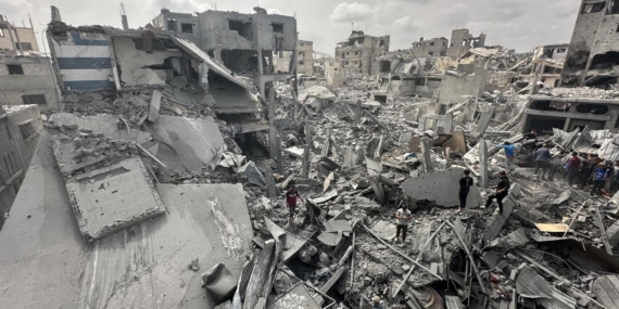 Soykırımcı İsrail’in Gazze’ye saldırılarında can kaybı 69 bin 176ya yükseldi