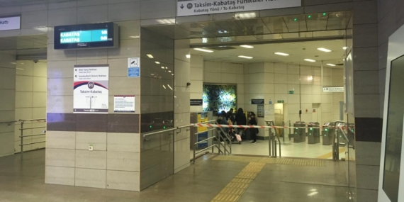 Taksim’deki metro istasyonları geçici süreyle kapanıcak