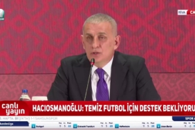 TFF Başkanı İbrahim Hacıosmanoğlu: Yarınlar daha temiz olacak!