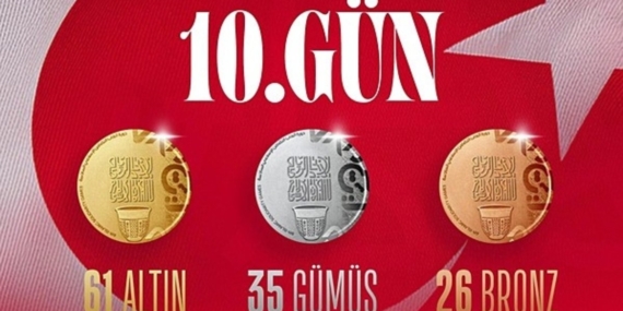 Türkiye, İslami Dayanışma Oyunları’nda madalya sayısını 122’ye yükseltti