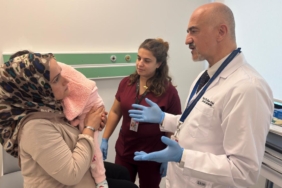 Yangında vücudu yanan Meryem bebek hassas tedaviyle iyileşti