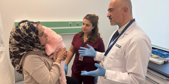 Yangında vücudu yanan Meryem bebek hassas tedaviyle iyileşti