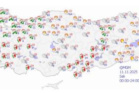 Yeni haftada sıcaklık düşüyor, sağanak geliyor