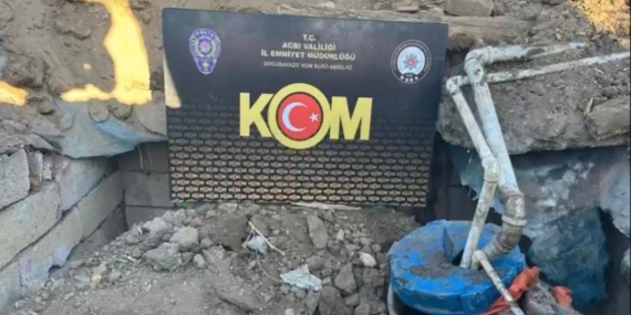Yer altına gömülü tankta 3 bin 562 litre kaçak motorin ele geçirildi