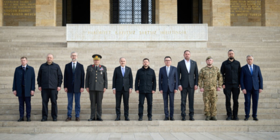 Zelenski’den Anıtkabir ziyareti