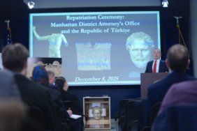 ABDde 41 tarihi eser Türkiyeye iade edildi