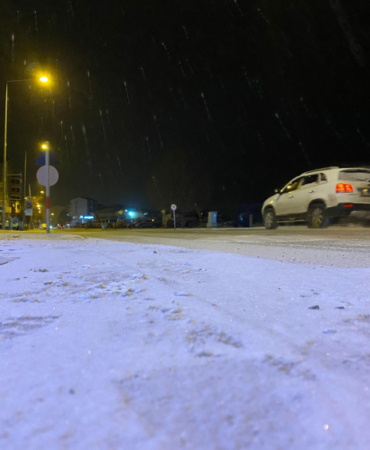 Ardahan'da kar yağışı etkili oldu