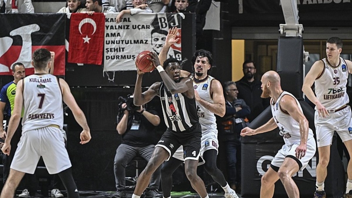 Beşiktaş Gain evinde Lietkabelis'i uzatmada geçti!