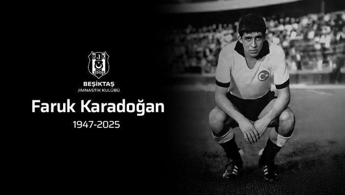 Beşiktaş'ın eski futbolcusu Faruk Karadoğan vefat etti!