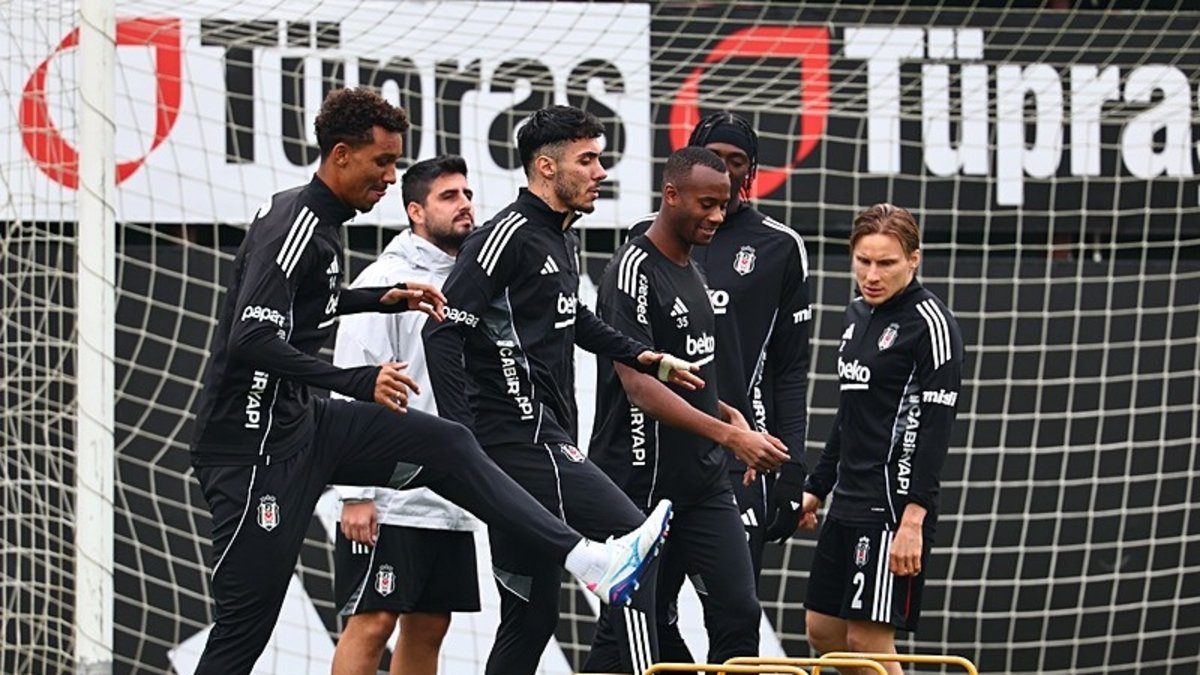 Beşiktaş'ta Trabzonspor maçı hazırlıkları devam etti