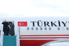 Cumhurbaşkanı Erdoğan, Türkmenistan'a gitti
