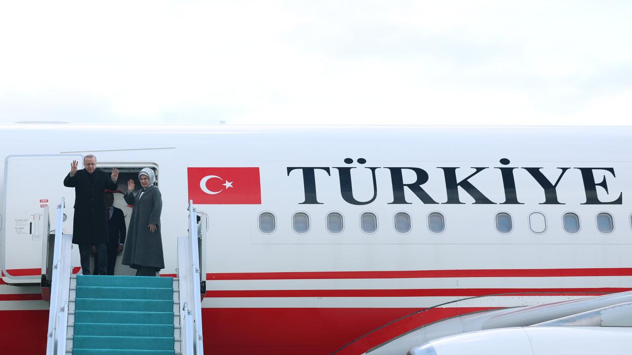 Cumhurbaşkanı Erdoğan Türkmenistan'da