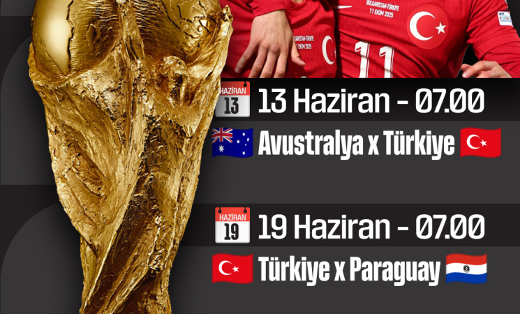 Dünya Kupası'ndaki maç programımız belli oldu