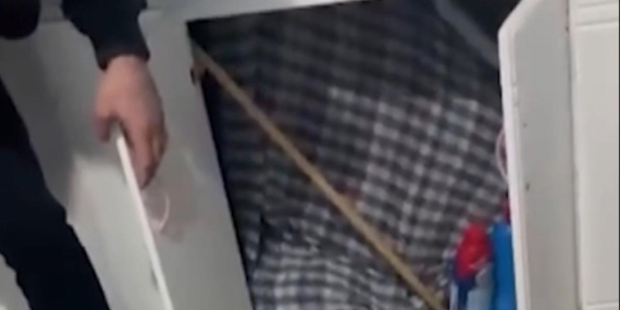 Firari hükümlü mutfak dolabından çıktı