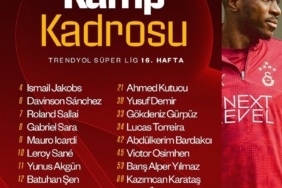 Galatasaray kamp kadrosunu açıkladı!