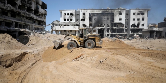 Gazze'deki Şifa Hastanesinin bahçesine defnedilen cenazelerin nakline başlanacak