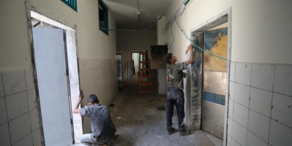 Gazze’deki Şifa Hastanesinin zorlu restorasyon süreci enkaz ve umut arasında yürüyor